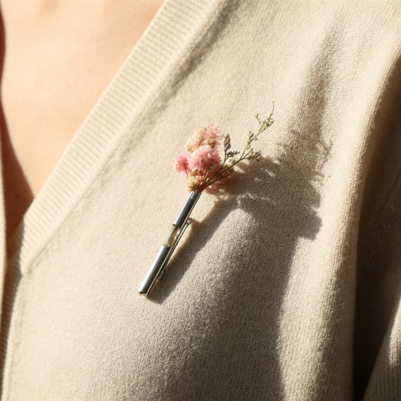 Personalized Floral Brooch, DIY Bouquet Brooch, Wedding Brooch, Handmade Vintage Brooch, Mother's Day Gifts, Gift for Her