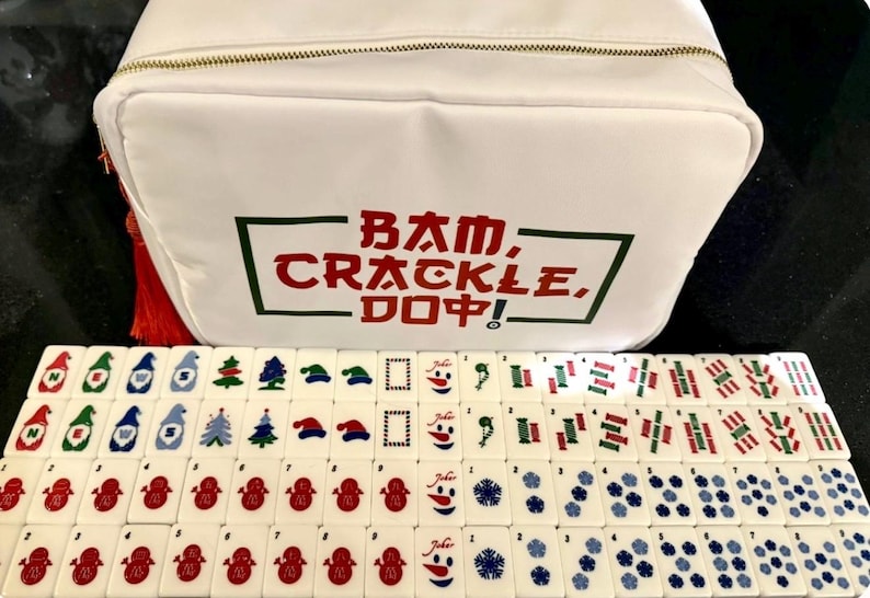Full set of Festival of Trees Winter/Christmas tile set and Tote Bag