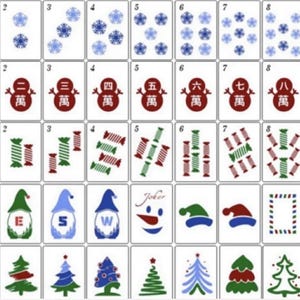 Mock up of Festival of Trees Winter/Christmas tile set