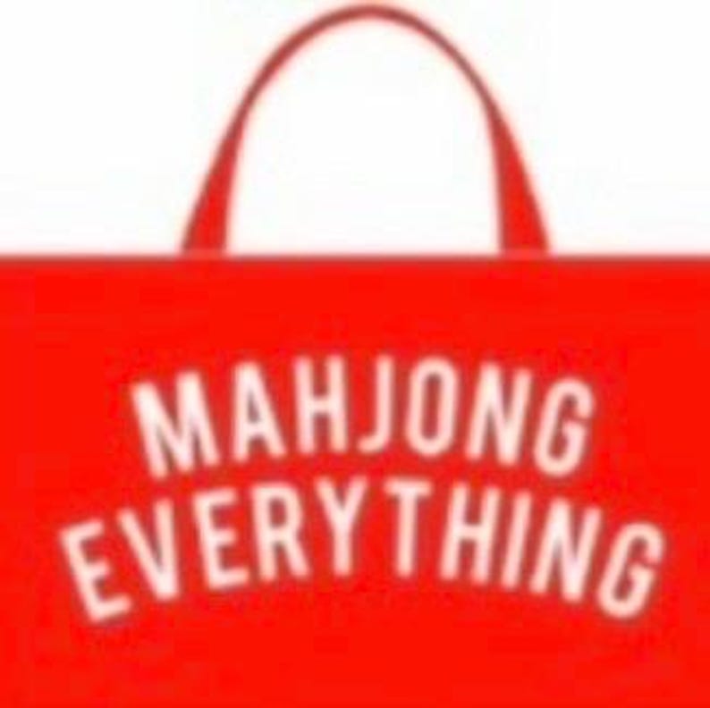 Juego de Mahjong americano con temática invernal y navideña: fichas personalizadas, tapete, dados, atriles y bolsas. imagen 9