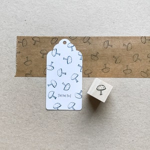 Stempel "Glückspilz" - 12x12mm