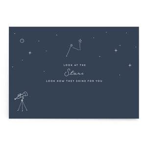 Postcard "Look at the stars" - Set of 3