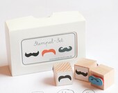 Rubber Stamps "Moustache Parade" (Set of 3)