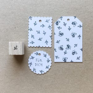 Stempel "Blatt" - 6x7mm