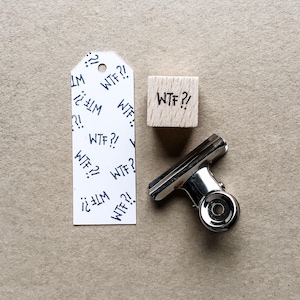 Stempel "WTF?!" - 13x6mm
