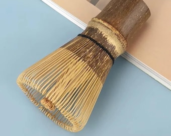 Bamboo Matcha Whisk 100 Prong Chasen, Japanese Matcha Whisk for Tea Ceremony, Traditional Matcha Mixing Brush Tool