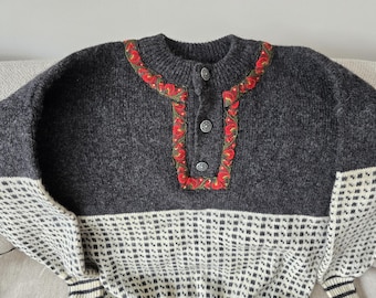 Vintage Norwegian wool sweater from Norcewool