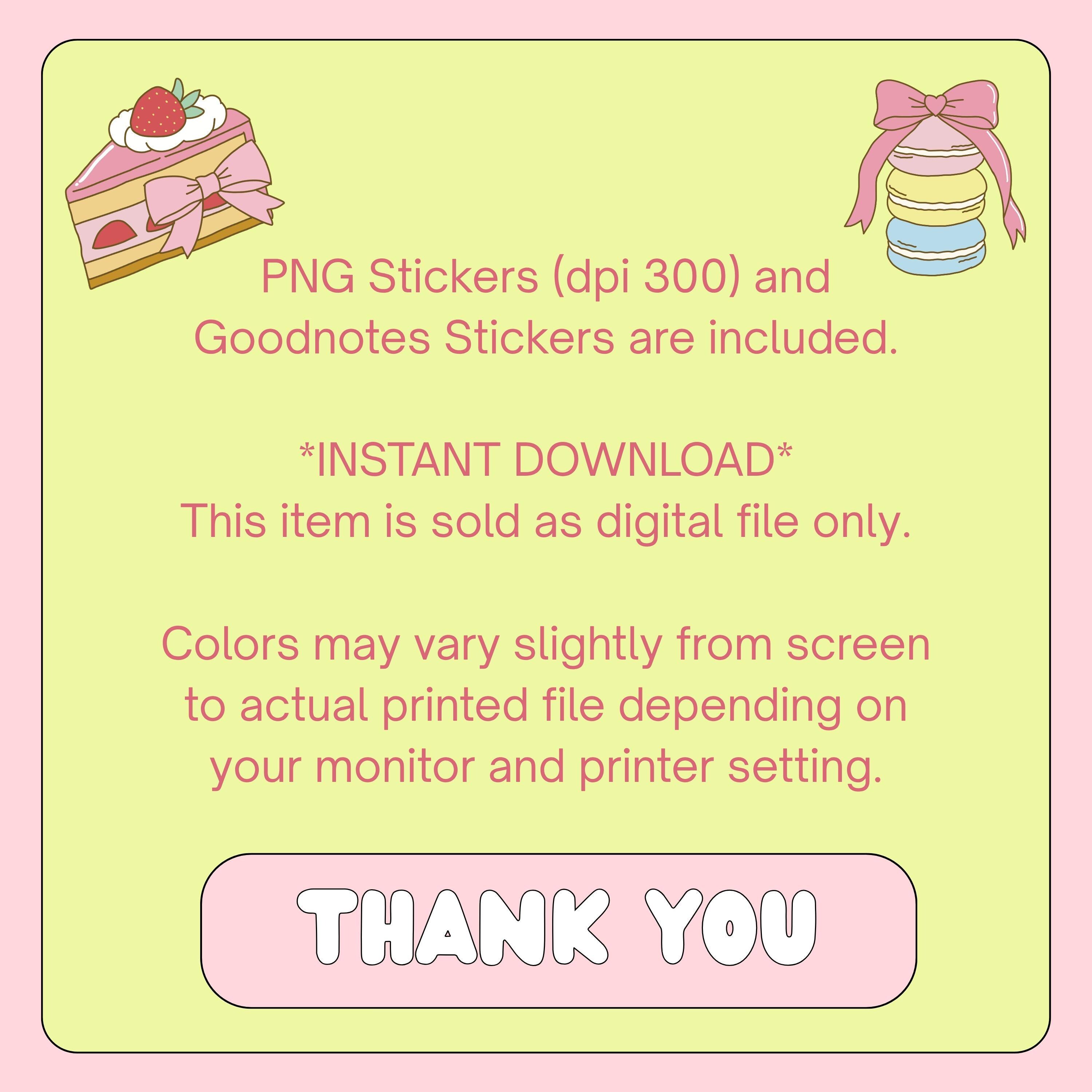 Pink Coquette Sticker Pack | Cute Girly Aesthetic PNG Stickers | Ribbon ...