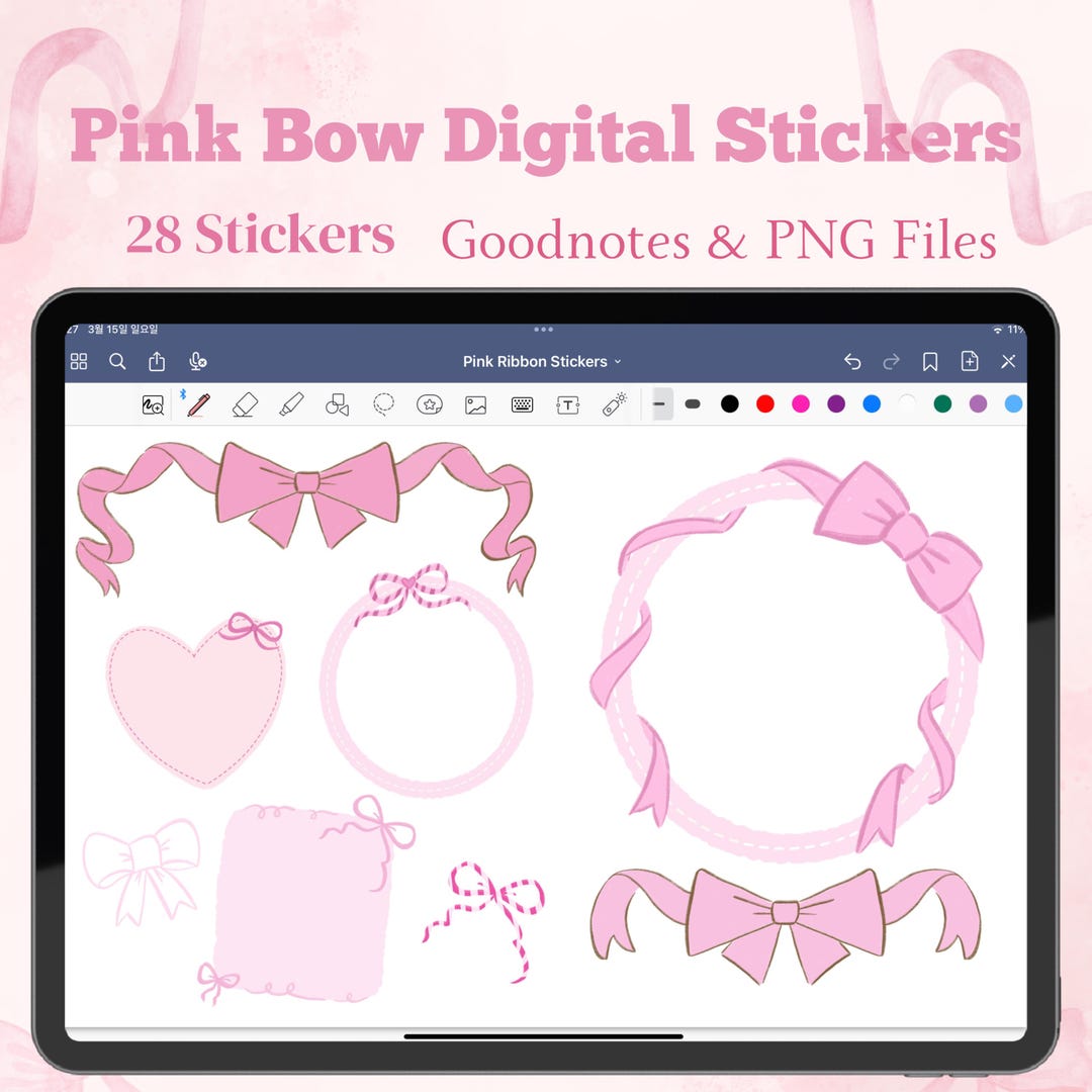 Pink Bow Clipart PNG, Cute Kawaii Bow Sticker, Coquette Bow Sticker ...