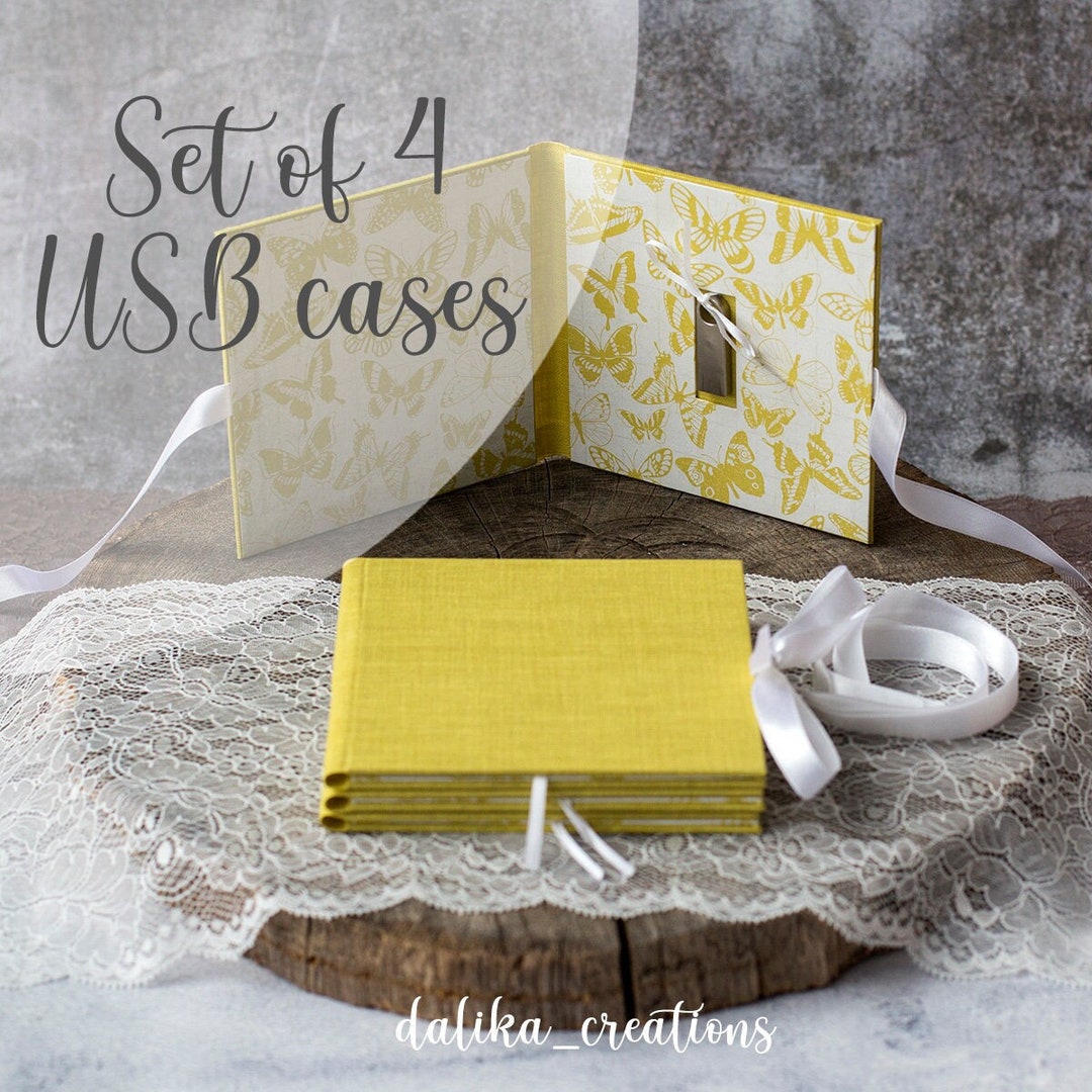 Set of 4 Single USB Case Usb Packaging for Photographer - Etsy