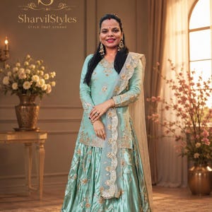 peplum wedding dress pakistani Amazing Peplum long Dress Farshi Gaharara Pakistani Bridal Dress Musli Shopping World