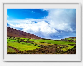 Dingle Valley - Ireland - County Kerry - Fine Art Print Living Room Large Wall Art landscape mountains rural