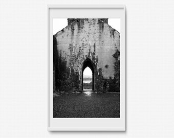 Dunlewey Abandoned Church - Poisoned Glen- County Donegal - Ireland - Fine Art Print Living Room Large Wall Art landscape