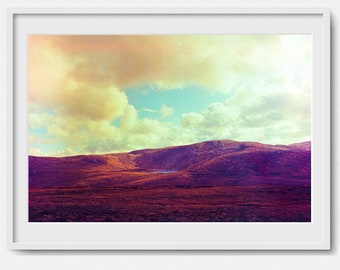 Donegal Landscape - Mountain - Letterkenny- Ireland - County Donegal - Fine Art Print Living Room Large Wall Art landscape mountains