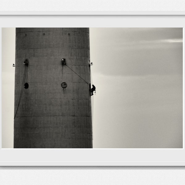 Industrial Art - Fernsehturm - Berlin - Germany - Fine Art Print - Living Room Large Wall  - Landscape  City - monochrome - black and white