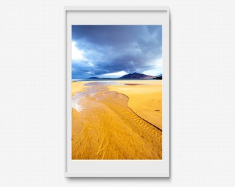 Stormy Irish Beach - Ballymastocker - County Donegal - Fine Art Print Living Room Large Wall Art landscape