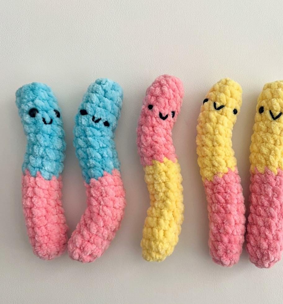 Crochet Gummy Worm