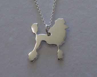 Silver Poodle Necklace