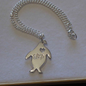 Handmade Silver Penguin Bracelet - Penguin Charm Bracelet