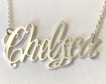 Silver Name Jewellery, Chelsea Necklace