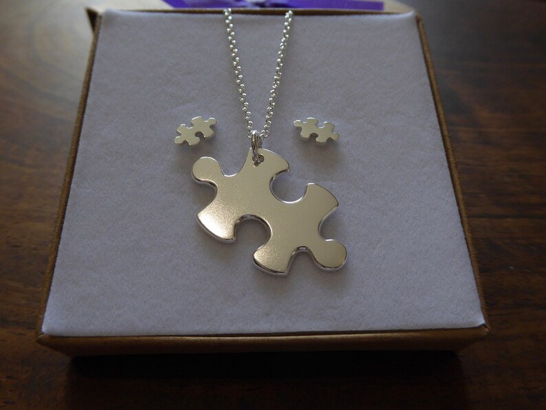 Silver Puzzle Necklace image 5