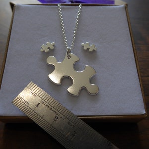 Silver Puzzle Necklace image 6