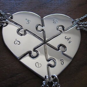 Six Piece Puzzle Necklace