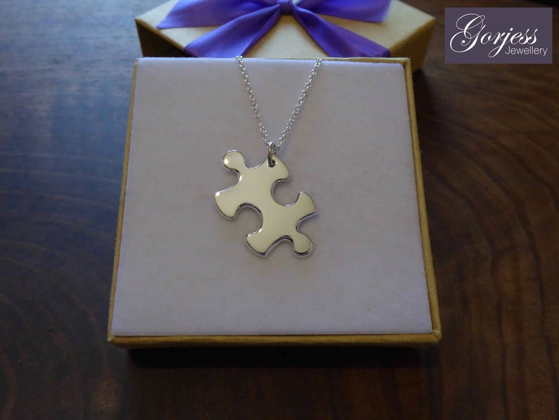 Silver Puzzle Necklace image 2