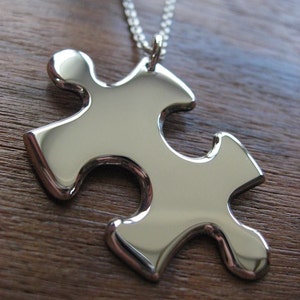 Silver Puzzle Necklace image 1