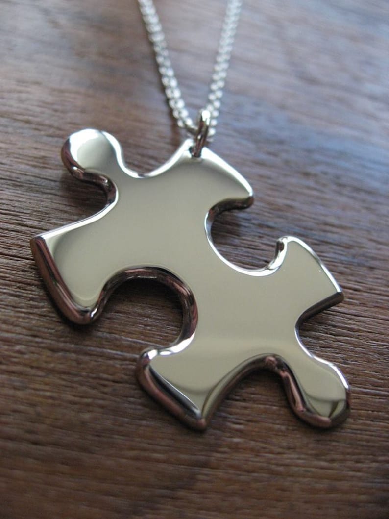 Silver Puzzle Necklace image 1