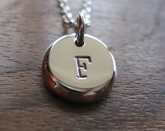 Custom - no chain - Silver Charm with Initial