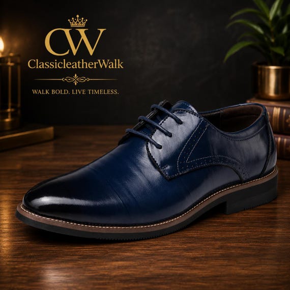 Men's Oxford Dress Shoes, Casual Lace-Up Business Shoes, Classic Formal Office Shoes, Smart Wedding Footwear,