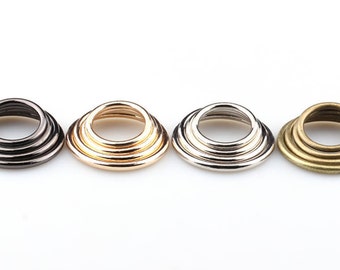 O-Ring 2pk Silver/Gold/Bronze/Black various sizes from 12mm to 50mm