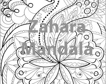 Joy coloring page | Etsy