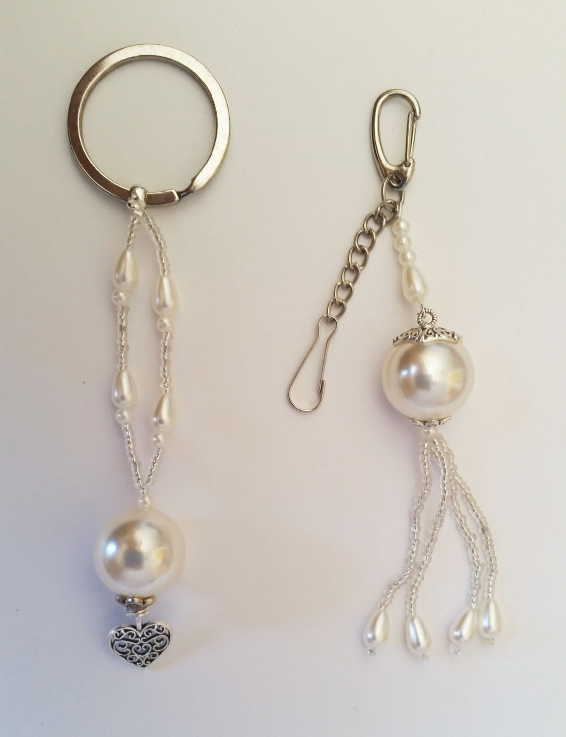 Pearls Charming Gift SET Bag Chain Accessorie & Keychain Key Etsy UK