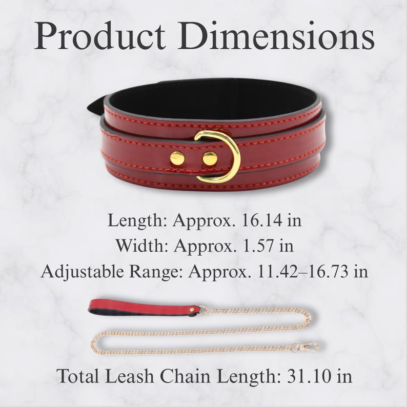 Collier ras-de-cou personnalisé en cuir bordeaux double couche, anneau ...