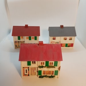 Tiny apartment building miniature