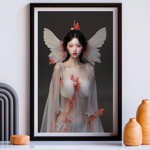 Asian Fairy 4 | Asian Fantasy Art | Digital Art | Hyper Real Art | INSTANT DOWNLOAD