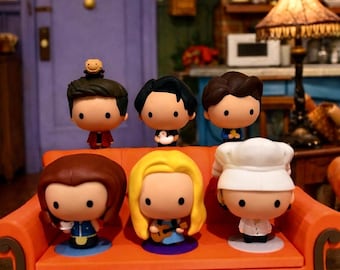 Friends-Inspired Sofa Display | Couch Stand for Mini Figures | Desk Decor | Collector Display | McDonald’s