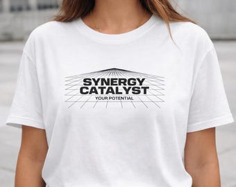 Isometric Grid 'YOUR POTENTIAL'—Brutalist Tee | Streetwear Graphic T-Shirt Unisex t-shirt