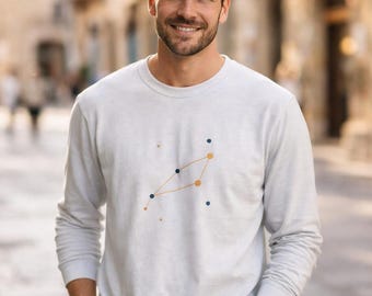 Constellation Minimal Art Long Sleeve Shirt | Minimalist Celestial Graphic Tee | Space Lover Gift | Unisex