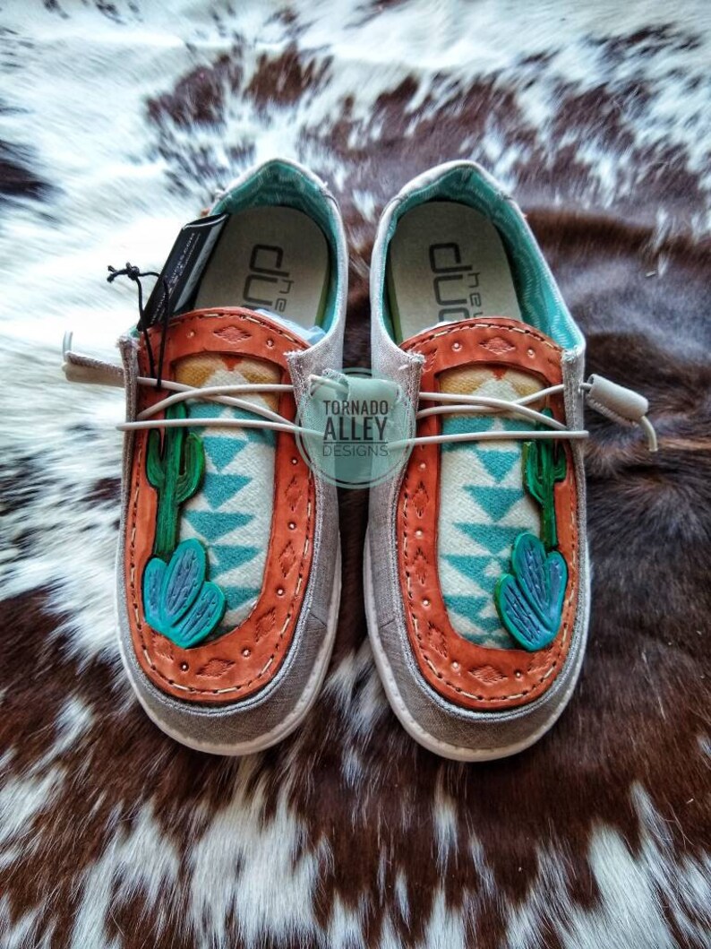 Custom Hey Dudes Women's Hey Dude Shoes Cactus Shoes Etsy