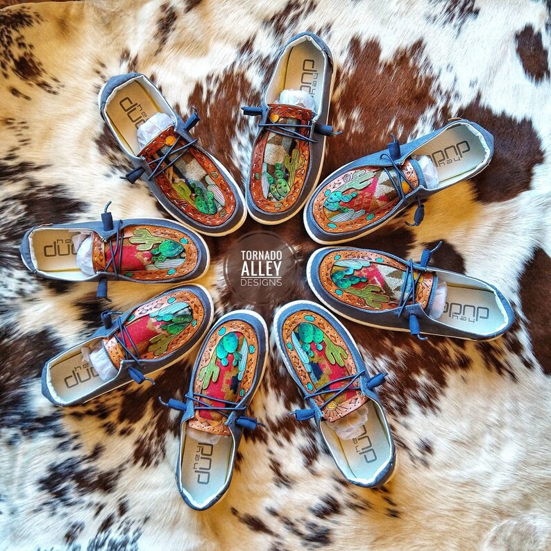Custom Hey Dudes Women's Hey Dude Shoes Cactus Shoes Etsy