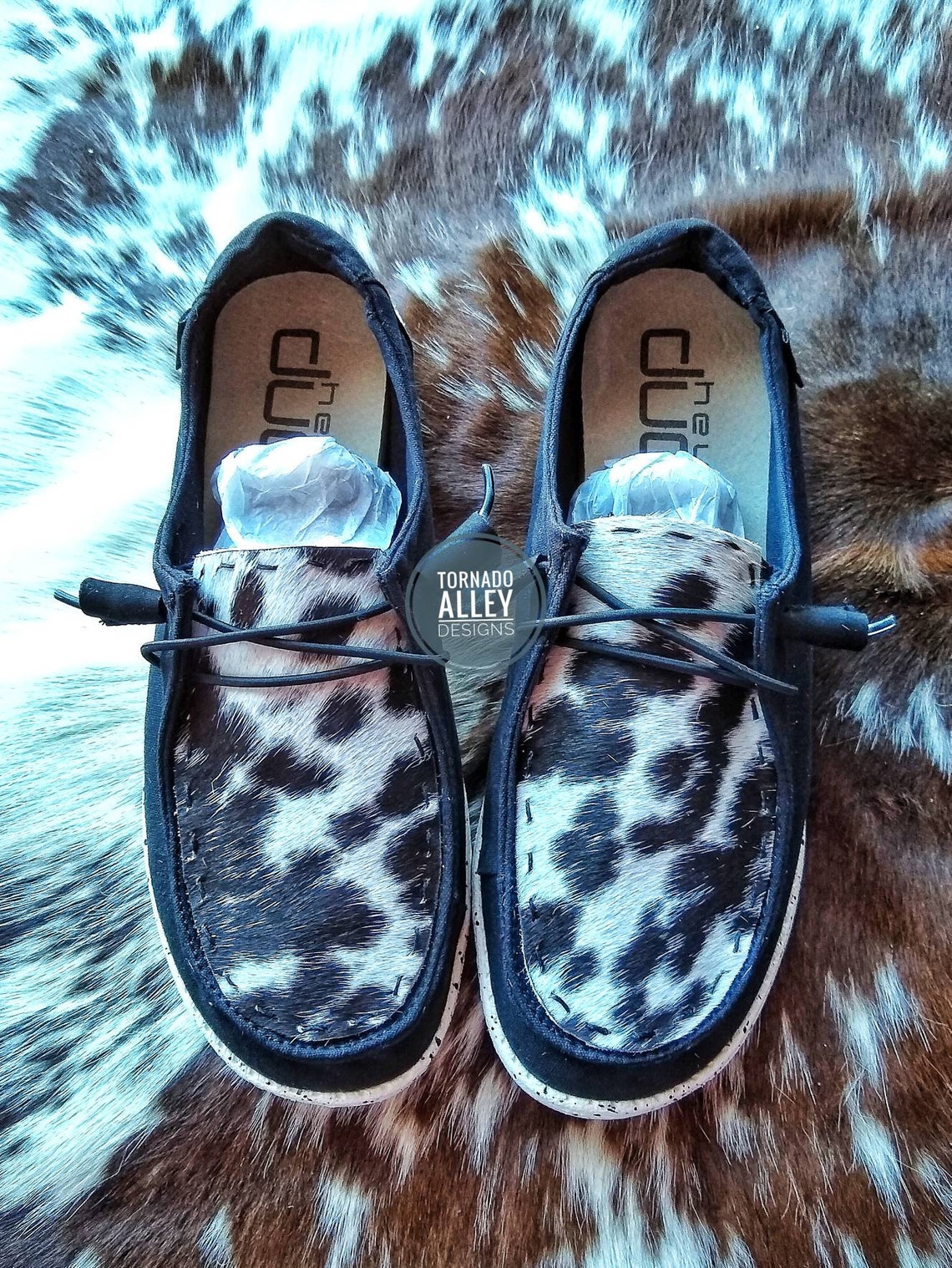 Custom Hey Dudes Scarpe Hey Dude da donna Scarpe cowhide Etsy