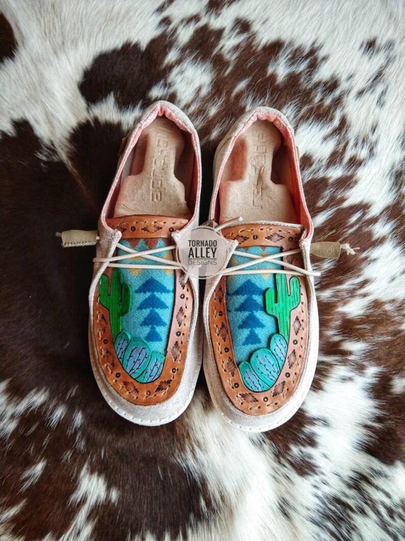 Women’s Hey Dudes Shoes Cactus Hey Dudes Western Hey - Etsy