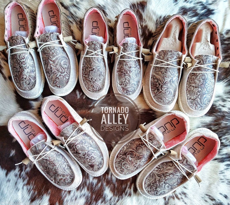 custom hey dudes womens