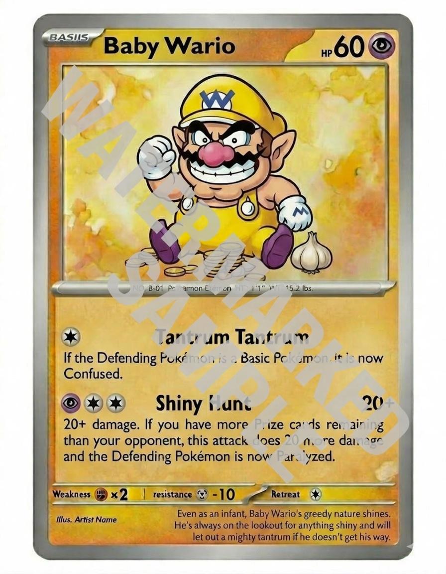 Custom Character Card Custom Character Card - Fan Art - Rare Meme Collectible - Parody Card ...