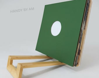 Unique Vinyl Rack, Bamboo Vinyl Records Storage, Modern design,  Record Storage, Record Rack, LP Record Stand