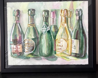 Botellas de Chapmagne
