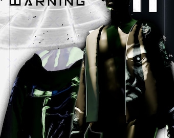 Chaqueta cortavientos "Oni Warning" – Prenda de abrigo unisex de poliéster (fabricada en EE. UU.)